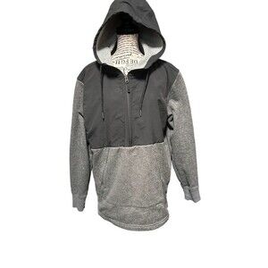 The North Face Women’s Zip Pullover Hoodie Sweatshirt Jacket Sz XL Black Gray